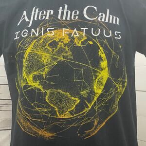 After the Calm Ignis Fatuus Latin for Fools Fire Music Album Cover T-Shirt Large
